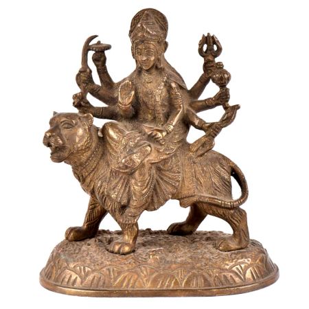 Brass Durga Statue Lord Amba Ji  Puja Statue