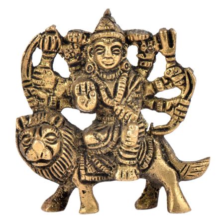 Brass Durga Statue Goddess Ma Nav Durga Statue