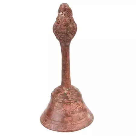 Brass Bell Hindu God Garuda Handle Temple Bell