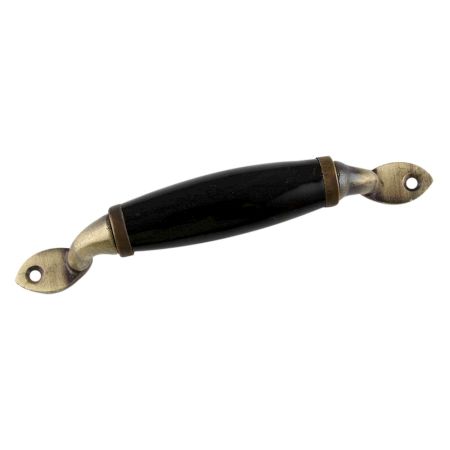 Black Small Ceramic Antique Door Handles