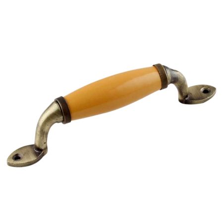 Mustard Small Ceramic Antique Door Handles