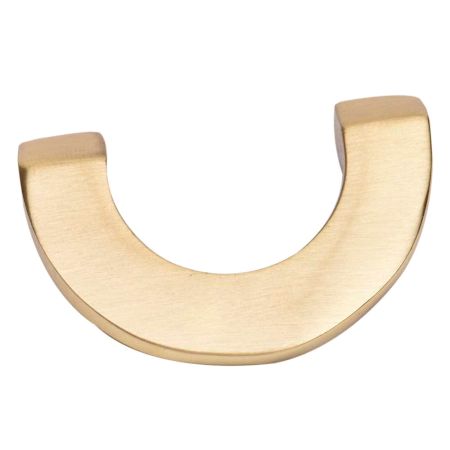 Golden Color Brass U Shape Cabinet pull Handle knob