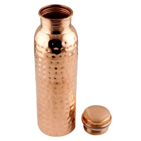 Hand Hammered Copper Water Bottle