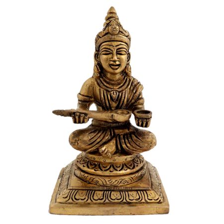 Brass Annapurna Devi Statue