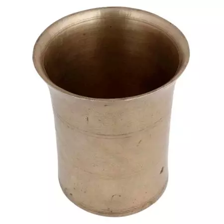 Vintage Brass Water Cup Or Glass