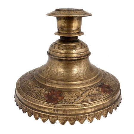 Brass Floral Engraved Hookah Base ForÂ Luxurious Display