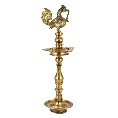 Hindu Peacock Diya Oil Lamp Diwali Decoration