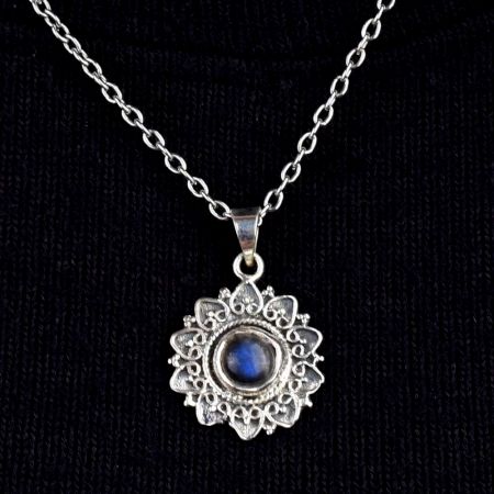 Semi Precious Decorative 92.Sterling Pendant Jewelry