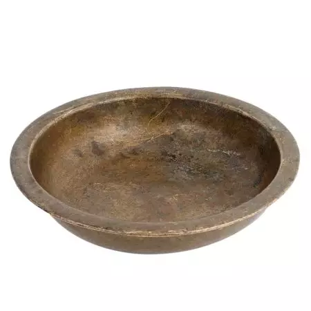 Rustic Brass Open Bowl For Decoration