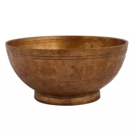 Vintage Brass Bowl Serving Dish