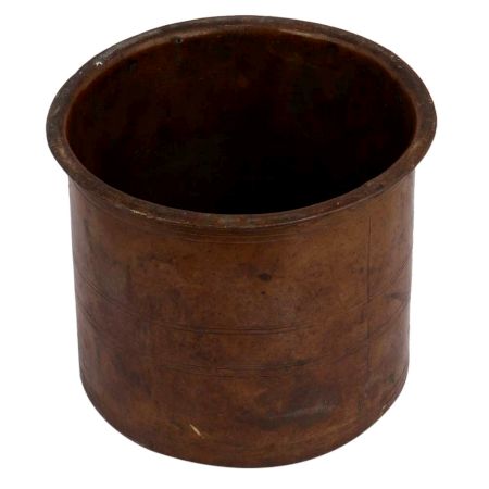 Old Copper Charnamrit Or Holy Water Cup