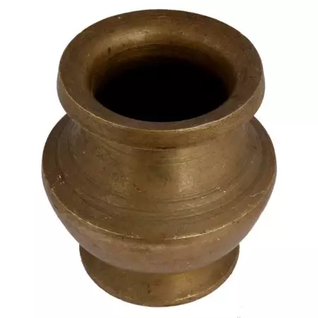 Heavy Brass Simple Holy Water Pot