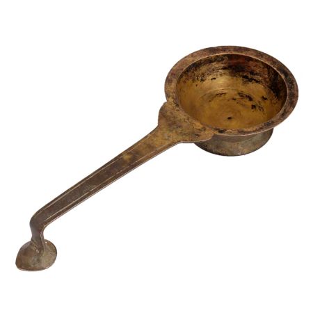 Brass Religious Camphor Diya Lamp