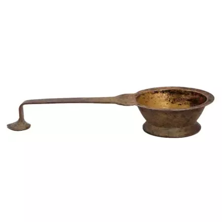 Brass Religious Camphor Diya Lamp