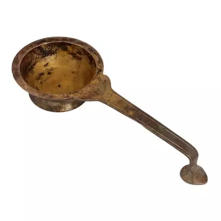 Brass Religious Camphor Diya Lamp