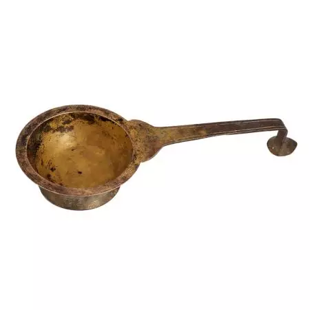 Brass Religious Camphor Diya Lamp