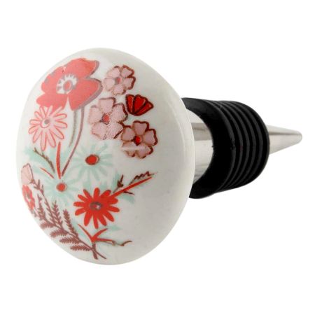 Mixed Toto Gold Flower Flat Wine Bottle Stoppe