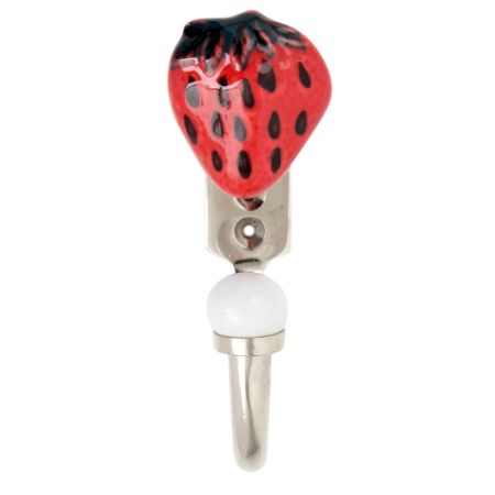 Strawberry Ceramic Hook