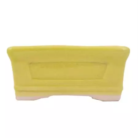 Yellow Rectangular Ceramic Pot