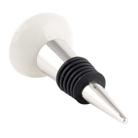Anchor Flat Ceramic Wine Bottle Stopper