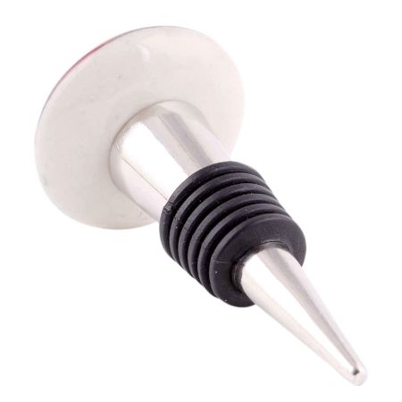 Peach Fish Flat Ceramic Wine Bottle Stopper