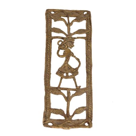 Graceful And Pretty Women In Brass Metal Artwork For The Perfect Room Decor