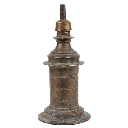 Handmade Black Coated Brass Vintage Kerosene Oil Lamp