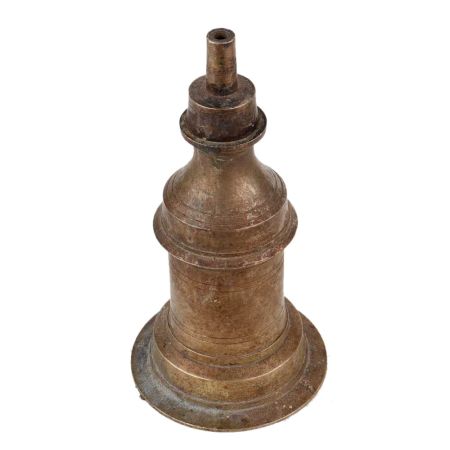 Handmade Patina Rich Brass Kerosene Oil Lamp