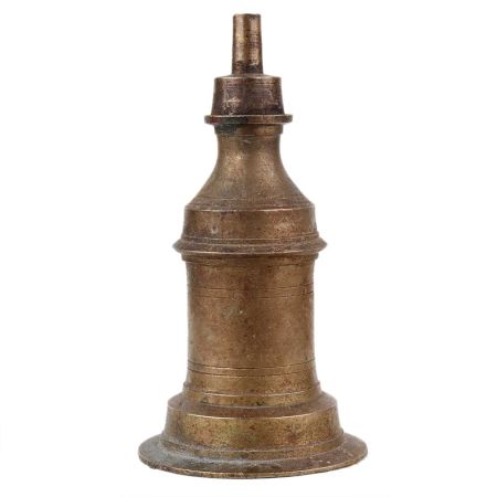Handmade Patina Rich Brass Kerosene Oil Lamp