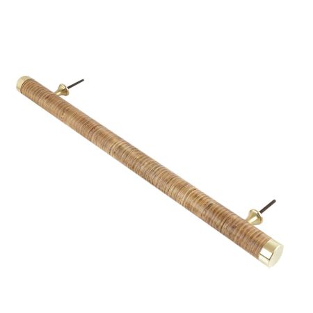 Natural Large Round Rattan Door Handles 18
