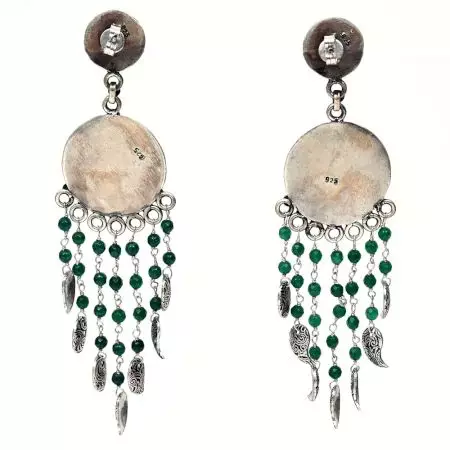 Handmade Oxidized Silver Stylish Bohemian Earrings For Women And Girls