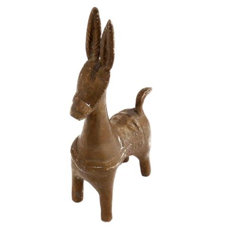 Brass Bankura Horse With A Long Neck