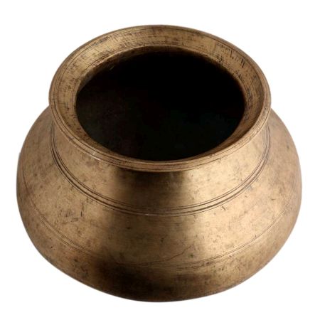 Vintage Brass Cooking Pot From Assam