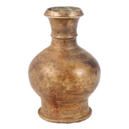 Rustic Brass Surahi Pot