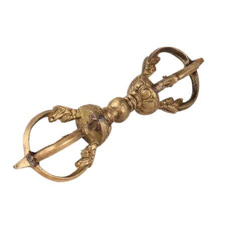 Brass Bell Metal Vajra Dorje Or Thunderbolt