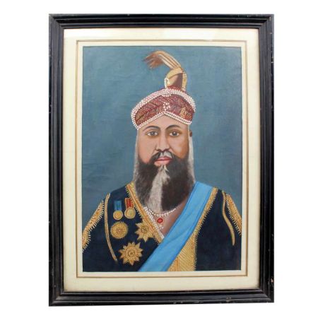 Hand Painted Portrait of A Major-General