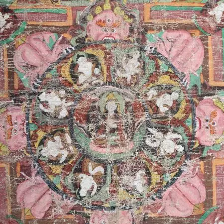 Life OF Buddha Tibetan Thangka Painting