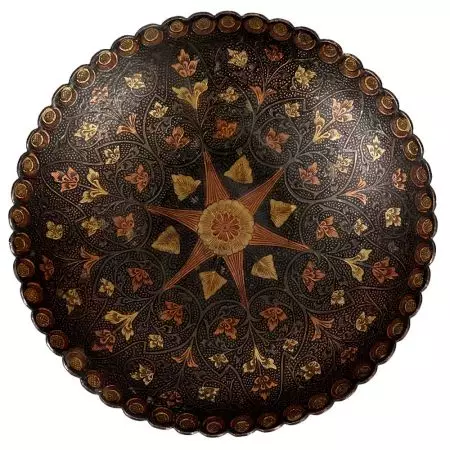 Brass Scalloped Edge Brass Bowl