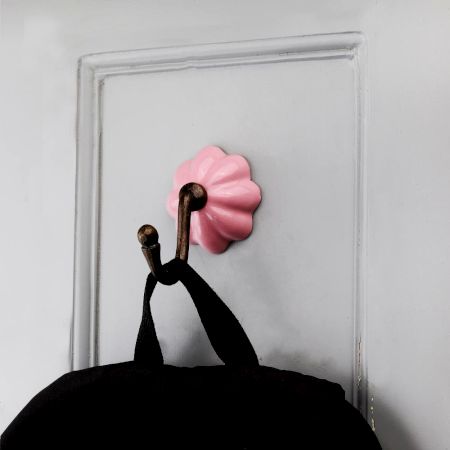 Pink Melon Ceramic Wall Hook