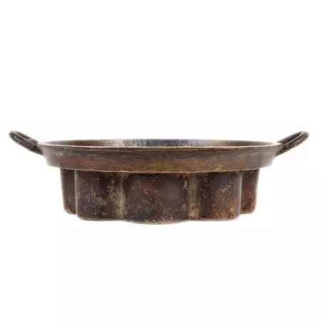 Brass South Indian Cooking Vessel With Handles