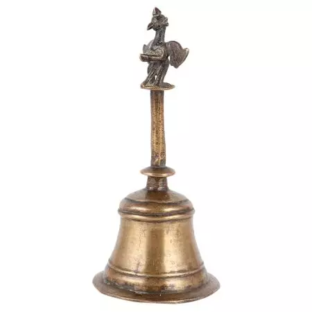 Brass Garuda Handheld Pooja Bell