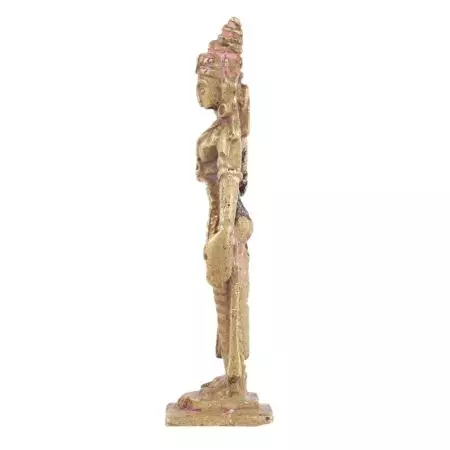 Brass Andal Devi  Statue With Parrot