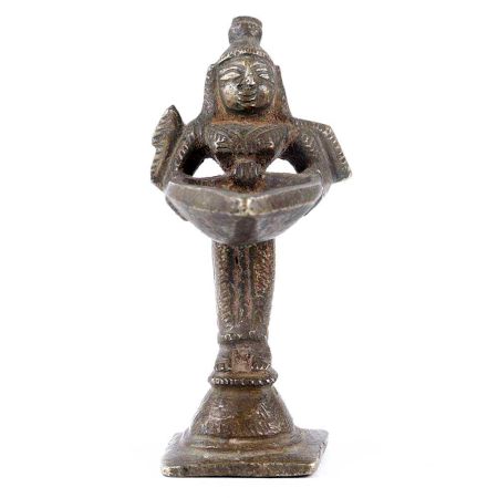 Brass Pavai Villaku Lady Oil Lamp