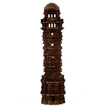 Brass Vijay Stambh Statue