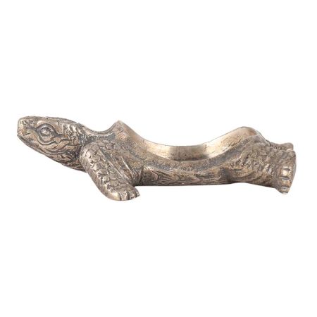 Mini Brass Turtle Tray For Pills