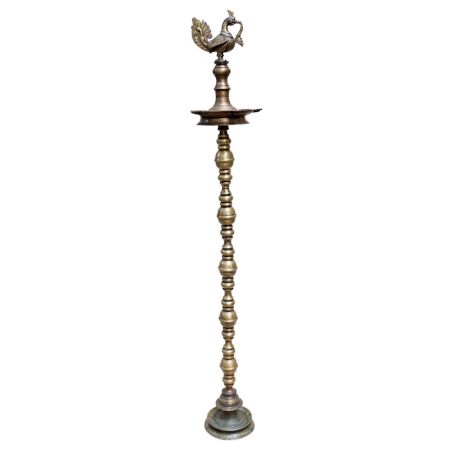 Annapakshi Brass Oil Lamp with 5 Faces