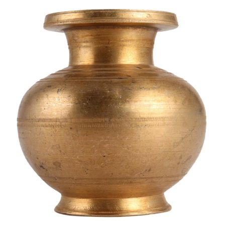 Golden Brass Kalash Water Pot