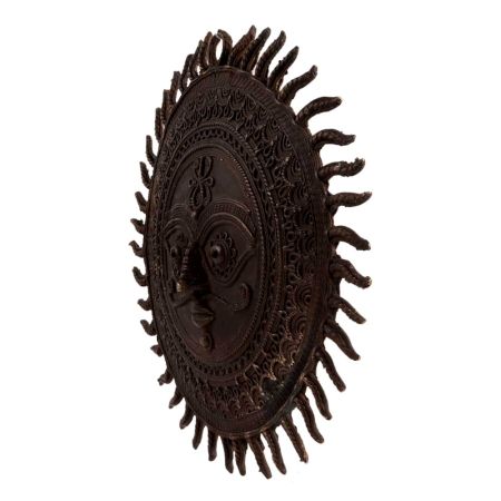 Brass SunÂ Mid Century Modern Wall Decor In Dark Finish