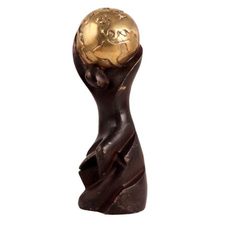 Brass Greek God Atlas