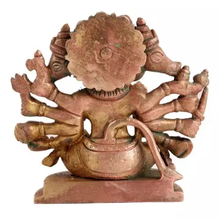 Brass Panchmukh Hanumanji Or Bajrangbali Idol